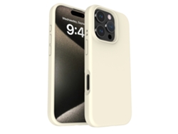 (blanco, Iphone 15 Pro) Funda Para Teléfono Sencilla, De Color Liso Y Resistente A Los Golpes, Compatible Con Iphone, De Silicona Líquida.