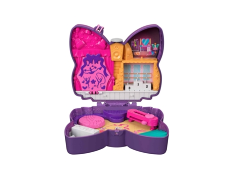 Polly Pocket Estuche con Forma de Cinta Sparkle Stage