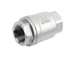 Válvula De Retención Vertical Con Resorte, Acero Inoxidable, Rosca Hembra De 3/4", Wog 1000