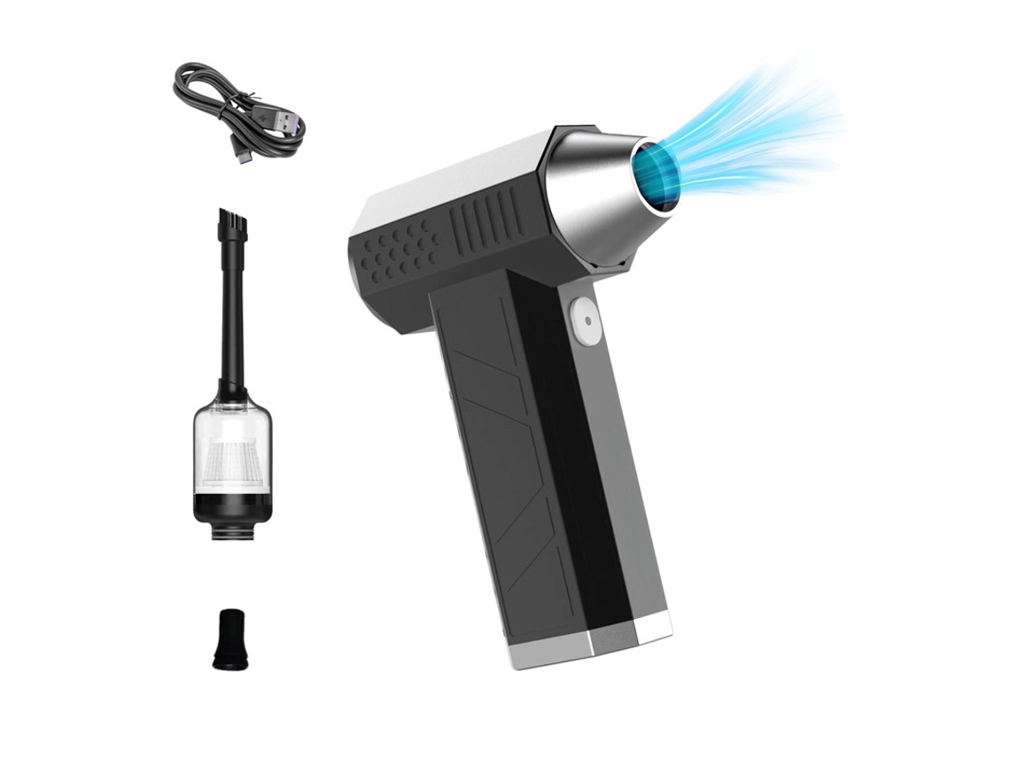 Soplador de polvo Jet Dry con linterna LED, 4 modos y batería recargable USB-C. Magic Select