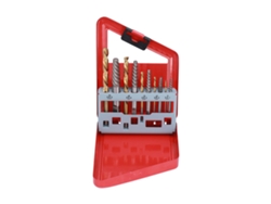Juego De 10 Extractores De Tornillos Y Brocas Hss 4241 Para Extraer Tornillos Dañados.