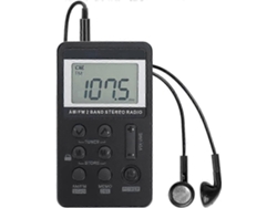 Radio portátil AM/FM GOKOCO con sintonización digital