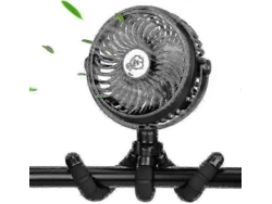 Ventilador Portátil Recarregável Com Tripé Flexível