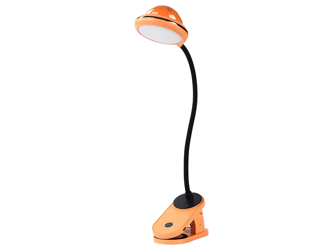 Proyector Led De Mesa Con Clipe Star Clip-3086 Laranja JEIIBRZUI