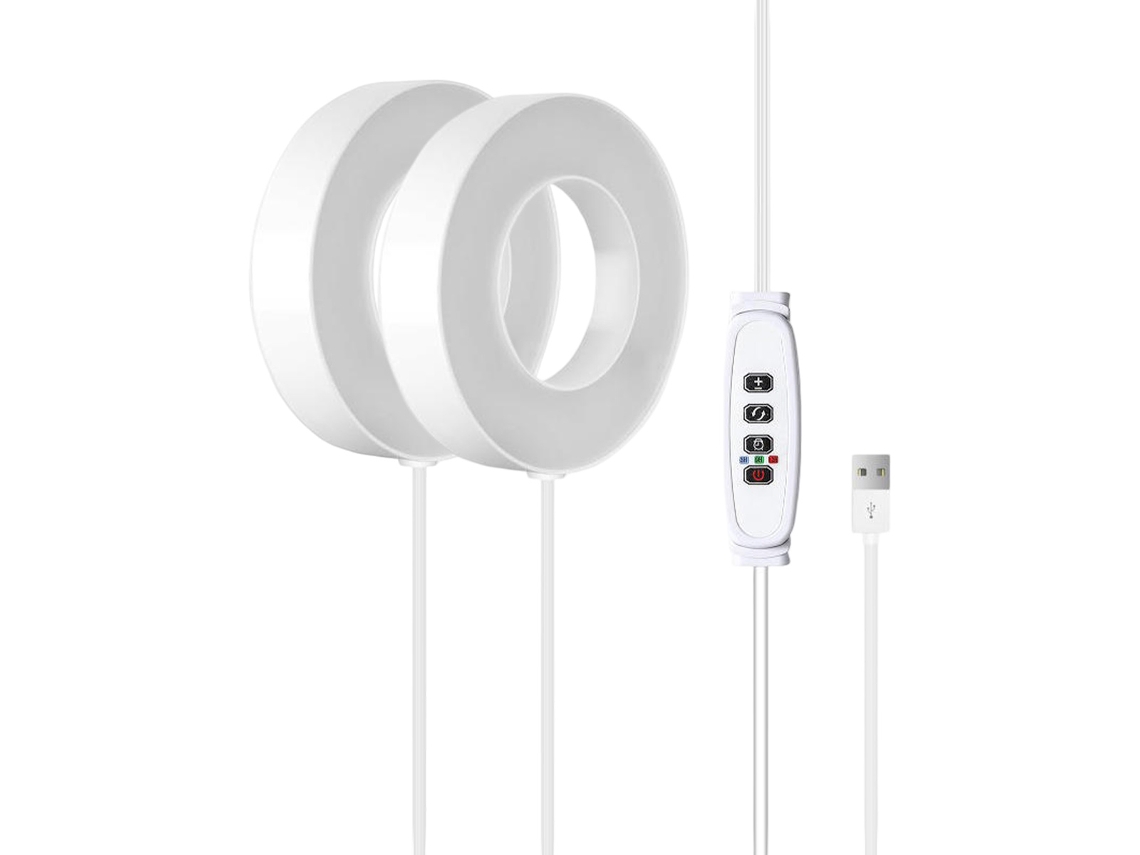 Lámpara LED para plantas de 9 cm, espectro completo para plantas de interior, luz de techo regulable de 10 niveles Jeiibrzui