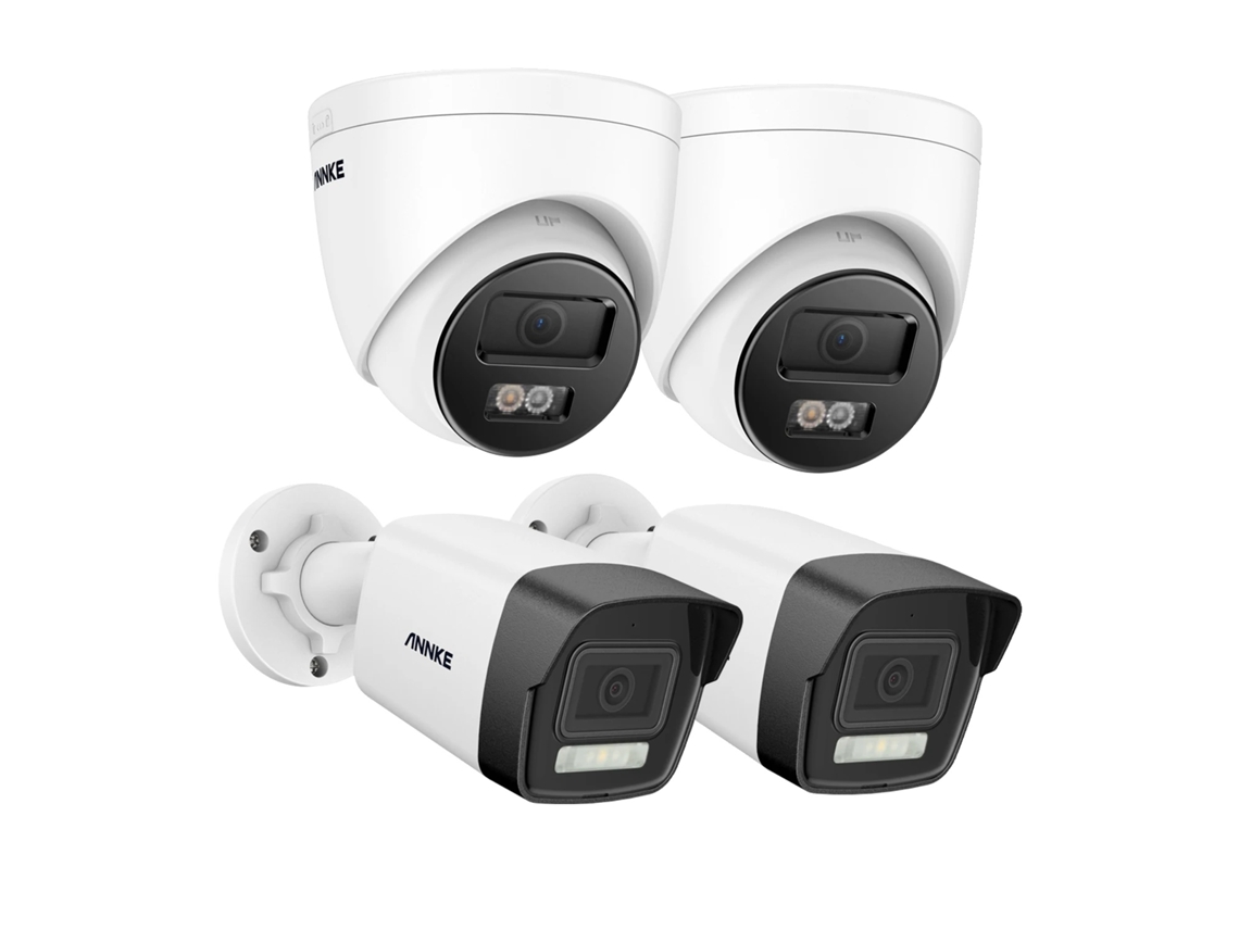 Cámara de seguridad, resolución de 12 MP, luz dual inteligente, clasificación IP67, 4 cámaras B OEM