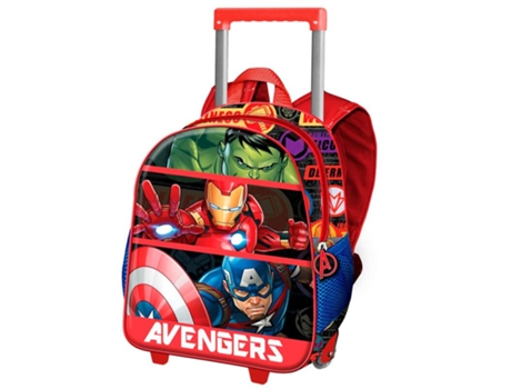 Mochila AVENGERS 3d union com trolley 34cm