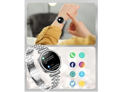Smartwatch Para Mujeres Reloj Fitness De 1.27” Con Llamadas Bluetooth Monitoreo De Frecuencia Cardíaca Sueño Spo2 Y Estrés Más De 110 Yizhood