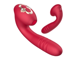 Vibrador Telescpico De Vibracin De Succin Para Mujer (rojo) Yizhood