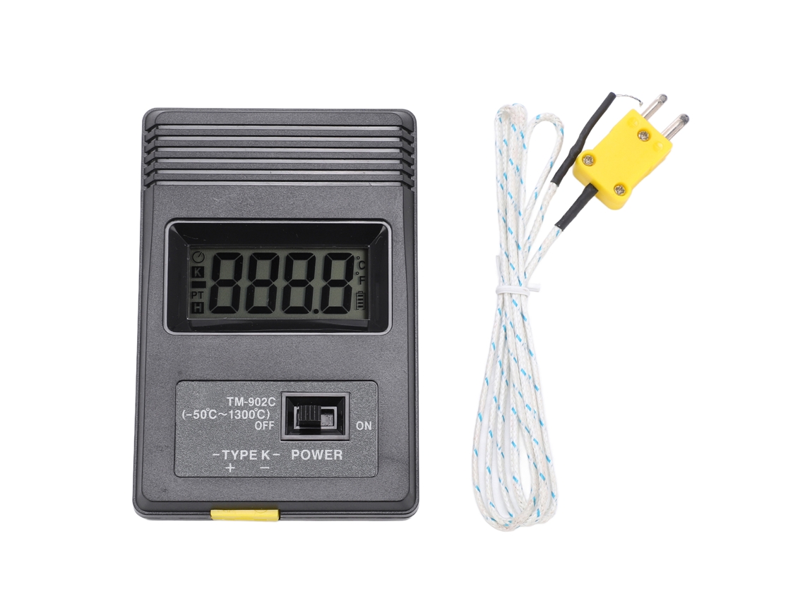 Termómetro Digital De Alta Precisión Tm-902c Con Pantalla Lcd Portátil, Medidor De Temperatura De -50 ℃ A 1300 ℃.