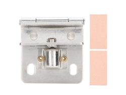 Abrazadera de soporte para puerta de vidrio de acero inoxidable (sin perforar)