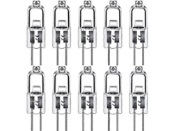 Rebe-lámparas Halógenas G4 10w 12v Luz Blanca Cálida Regulable 150lm 95+ Cri Para Campanas Extractoras Armarios Lámparas Cristal 10w 10 Unidades