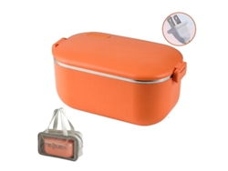 Caixa Elétrica De Almoço Portátil Com Aquecimento Rápido, Anti-vazamento E Material Seguro Para Trabalho E Viagens Laranja