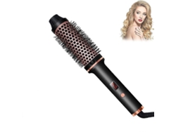 Pincel Quente De 1,5 Polegadas Para Rizo Cerâmico, Escova Volumosa, Prancha De Rizo Com Cabo 110v/220v 900-1200w Para Viagens Enchufe Britânico