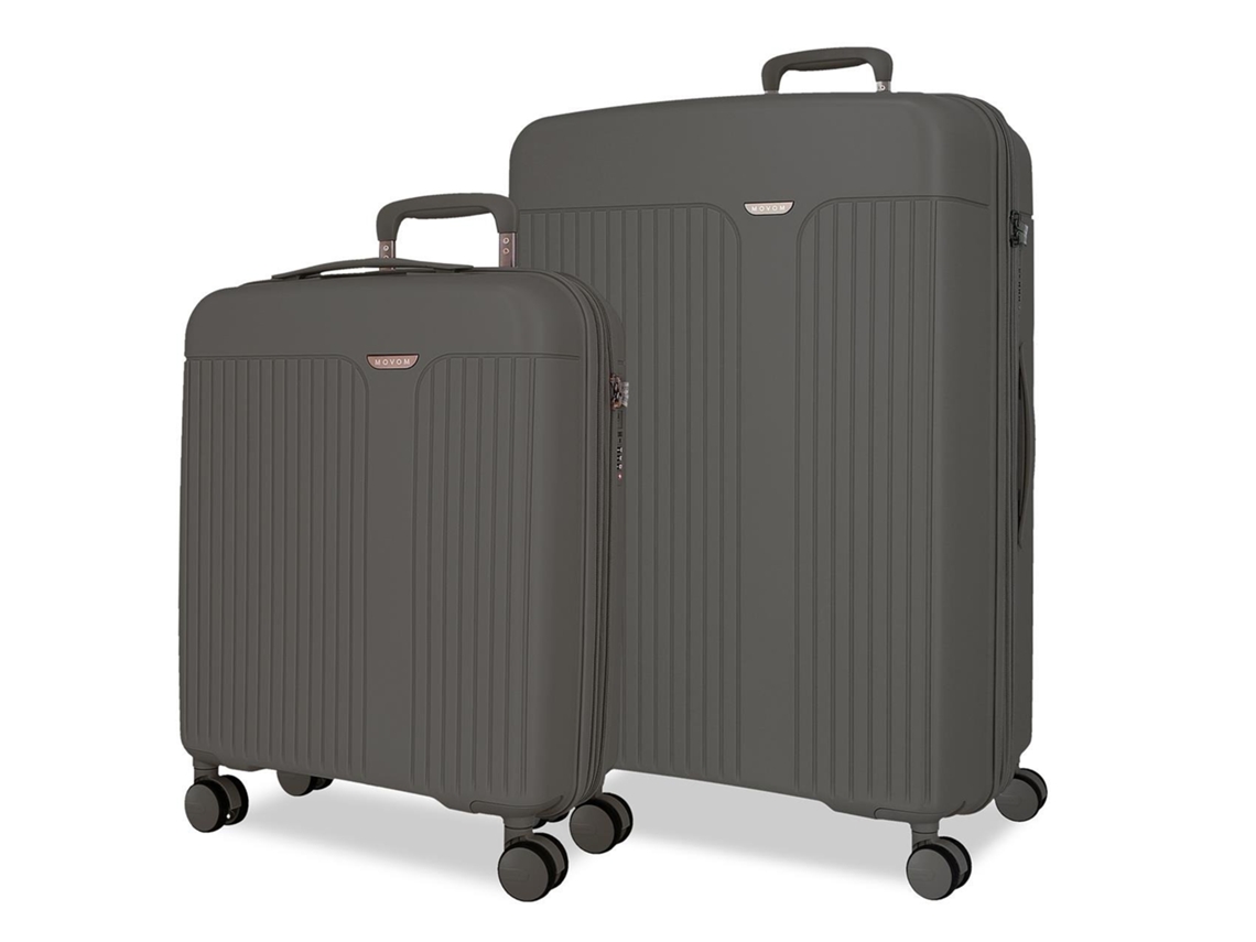 Juego de maletas MOVOM New Trendy color antracita (48x68x27cm, 88l)