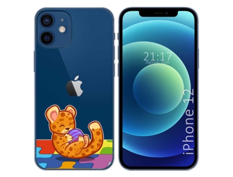 Carcasa iPhone 12 / 12 Pro (6.1) TUMUNDOSMARTPHONE Dibujos Transparente Multicolor