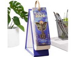 Calendario De Escritorio – Planificador De Pintura Al Óleo 2026, De De Pie Para La Familia, La Escuela