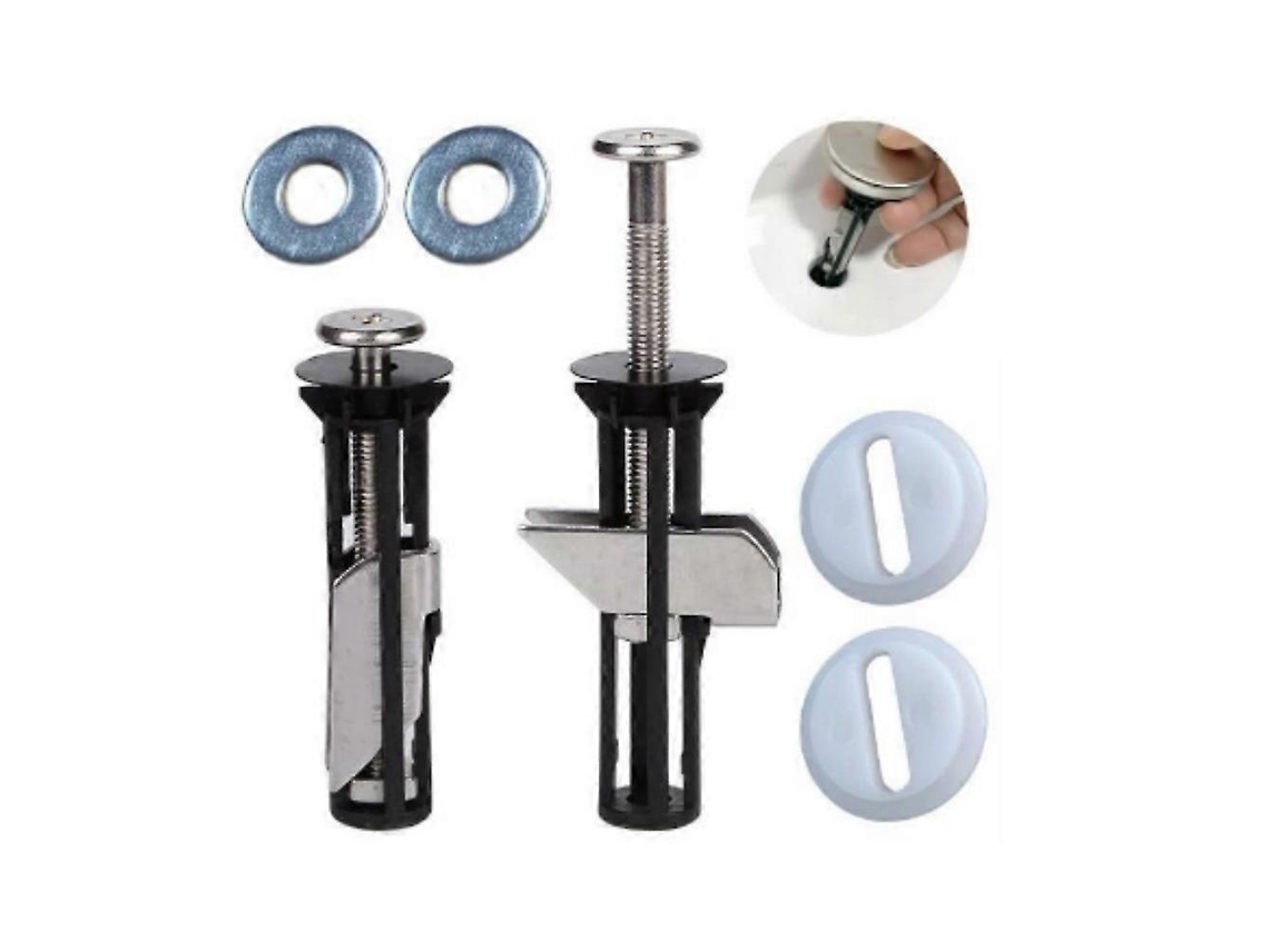 Kit de fijación resistente para asiento de inodoro, kit universal de fijación para asiento de inodoro Jortmrd