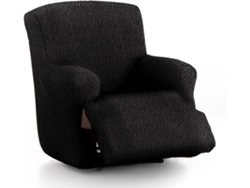 Funda Multielástica para Sillón Relax Extra MILICA Tejido Adaptable Spongy Negro