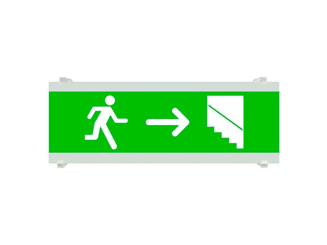 Señal Evacuación Sl08 Para Emerlux LEDBOX