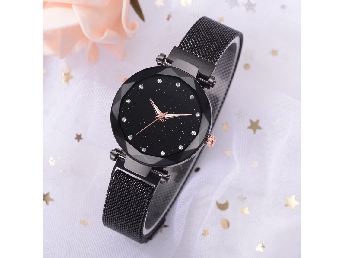 Reloj De Pulsera Casual Para Mujer Con Correa Magnética - Estilo De Moda