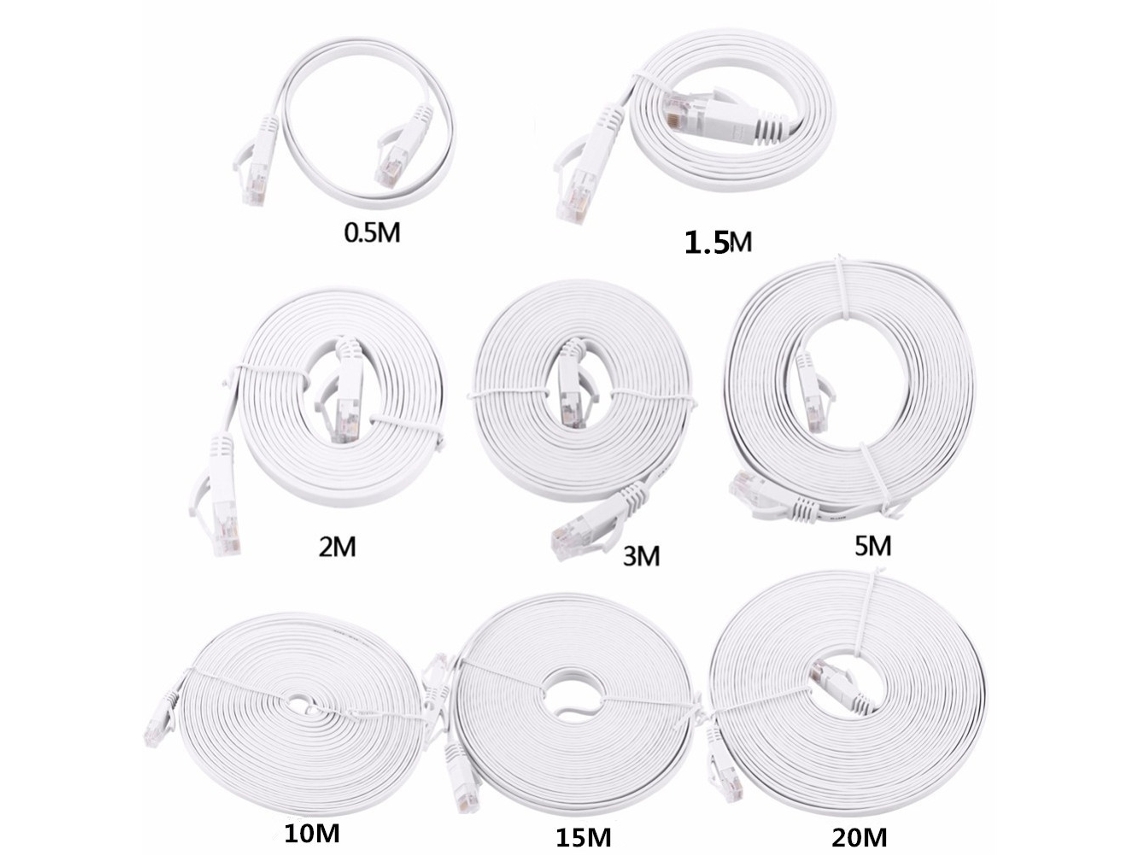 Cable De Red (plano Ultra Delgado De Alta Velocidad Gigabit) Yuexinghui Cable De Red Terminado De Cobre Sin Oxígeno Cat6 Gigabit Plano Ultra Delgado