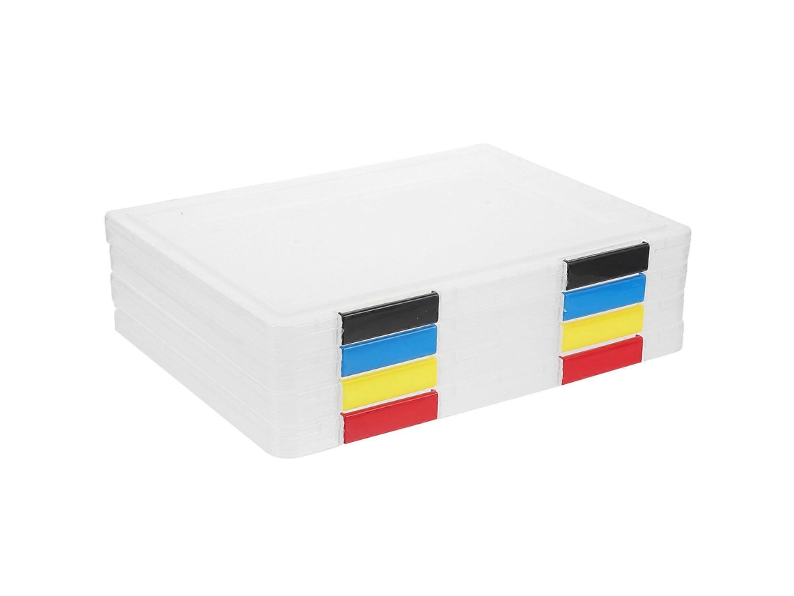 Caja para relojes con 6 compartimentos, portátil, con cremallera, ideal para viajes, coleccionistas y organizadores de joyas Hengjian (negra)