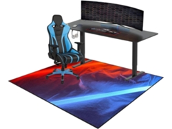 Tapete Protetor Cadeira Gamer Piso Antiderrapante 80 X 120 Cm Piso Parquet Chão Escritório, Pisos Rígidos,