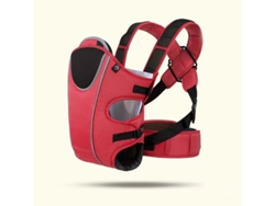 Portabebés Panoona para bebés de 3 a 24 meses, rojo.