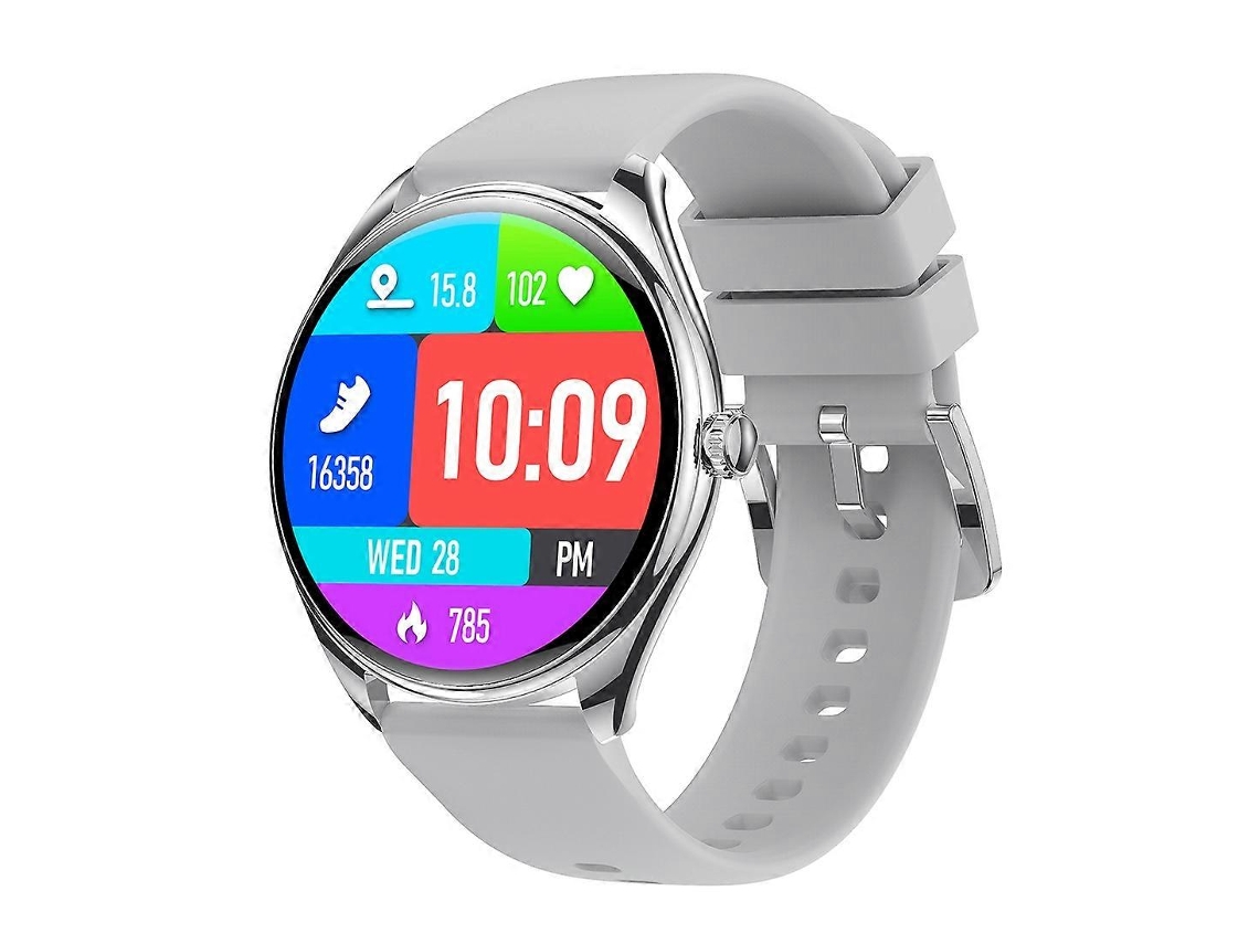 Reloj inteligente MT55 con pantalla AMOLED HD de 1,43 pulgadas, ultrafino, con llamadas y correa de silicona Hengrongshen