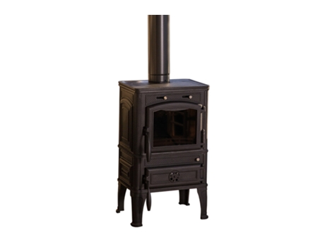 FUNDICIO - Estufa de Leña de Hierro Fundido Modelo LAVA de 12,5 kW