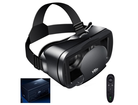 Gafas Realidad Virtual SLOWMOOSE con Auricular de Oído 3D-Vr Mando para Smartphones con Caja