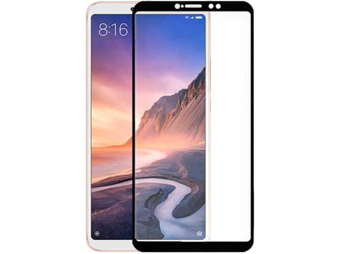 Protector de Cristal Templado Xiaomi Mi Max 3 Full 3D Negro