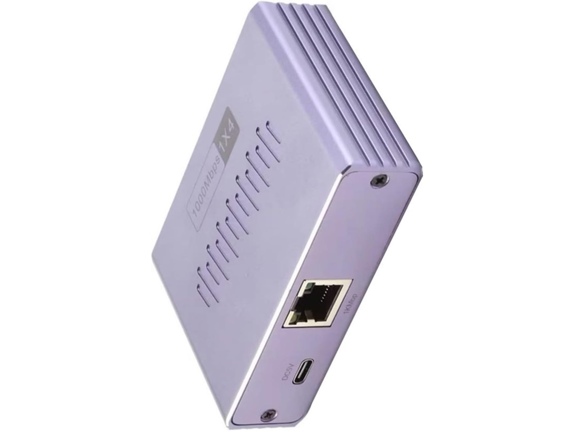 Divisor De Red Ethernet Rj45 De 1000 Mbps De 1 A 2/3/4 Gigabit Para Internet Cat5/5e/6/7/8