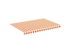Maison Exclusive - Tela De Repuesto Para Toldo Amarillo Y Naranja 3,5x2,5 M