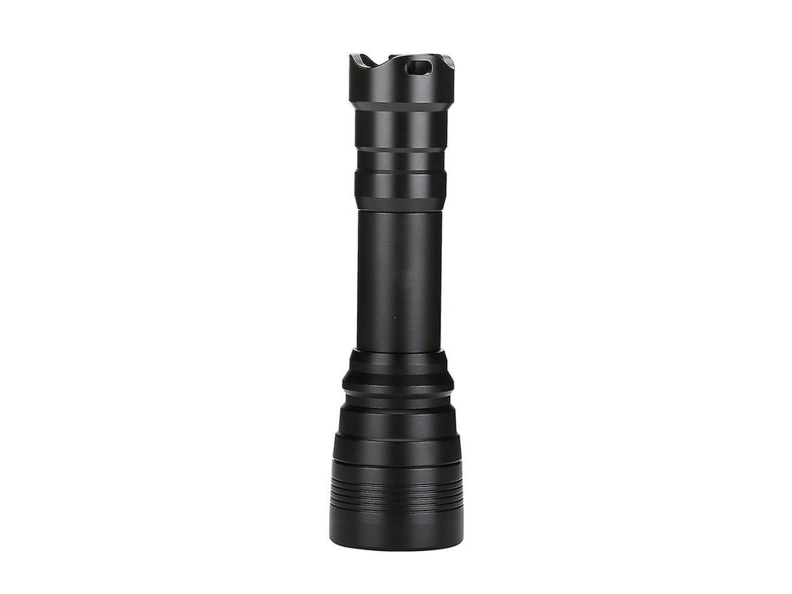 Linterna de buceo Yizhood de 1050 lúmenes, 200 m, recargable, con llave magnética y 4 modos, color negro