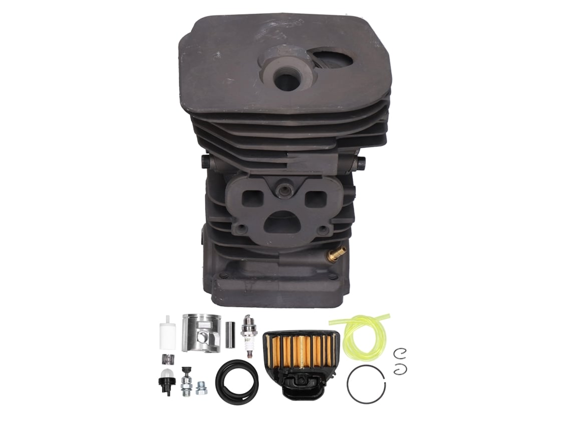 Kit De Cilindro, Pistón, Filtro De Aire Y Válvula De Alivio Para Motosierras Husqvarna 455 460 De 47 Mm.
