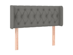 Maison Exclusive - Cabecero De Tela Gris Oscuro 103x16x78/88 Cm