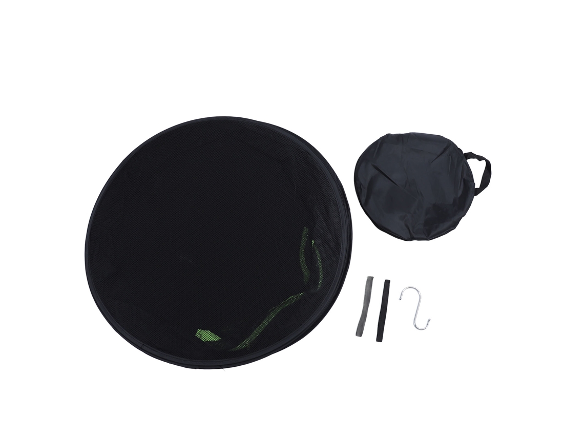 Estante colgante para secar hierbas con 6 niveles, tela impermeable y estante verde fluorescente.
