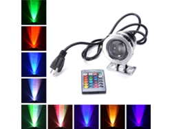 Yncm2026-luz Subacuática Led Impermeable 10w Rgb Multicolor Para Fuentes, Albercas Y Jardines Paisajísticos
