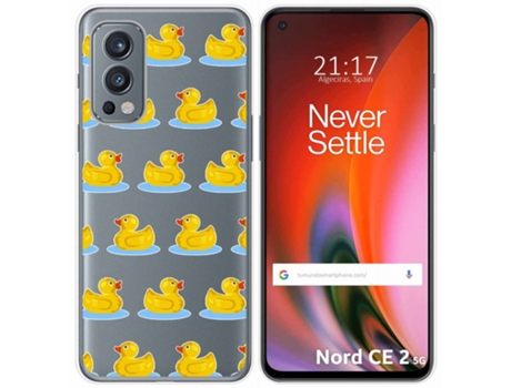 Carcasa OnePlus Nord 2 5G TUMUNDOSMARTPHONE Dibujos Transparente Multicolor