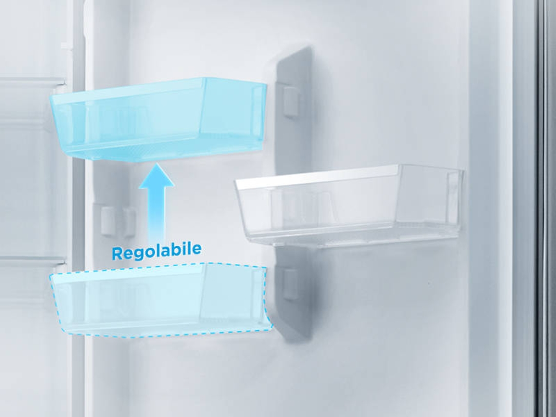 Frigorífico Combi MIDEA MDRB424FGE02I (No Frost - 188 cm - 310 L - Inox)