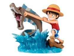 Figura de One Piece Log Stories Monkey D Luffy contra Local Sea de 7 cm B.active