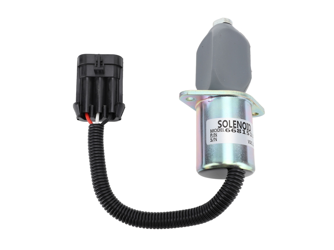 Solenoide De Corte De Combustible De 12 V 6681513 Para Generador, Antiinterferencias, Fácil Instalación.