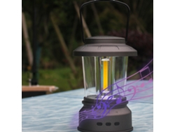 Lámpara De Camping Portátil Con Altavoz Bluetooth, Recargable Por Usb, Linterna De Techo, Lámpara De Emergencia Impermeable