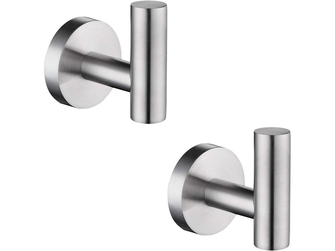 Gancho Redondo Para Toallas De Baño, Fabricado En Acero Inoxidable Sus 304, Apto Para Ropa, Toallas Y Abrigos.