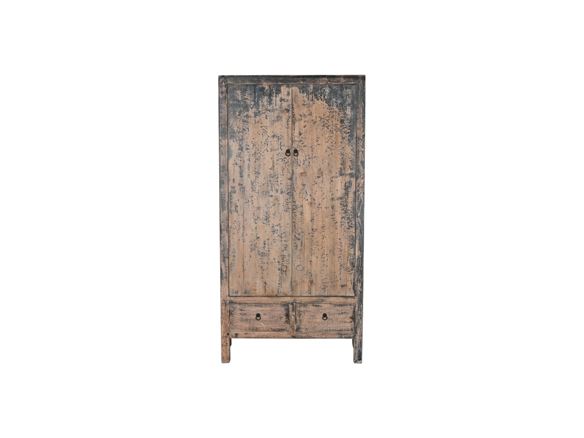 Armario Olmo Macizo 2 Pue 2 Caj 100x50x200cm