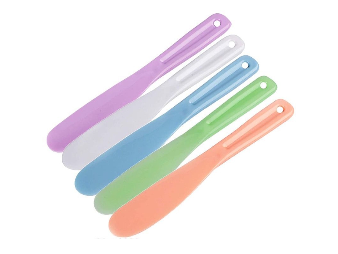 Cucharas De Silicona Para Mezclar Mascarillas Y Cremas, Aplicador De Maquillaje, 20,5 X 3 Cm, Reutilizables
