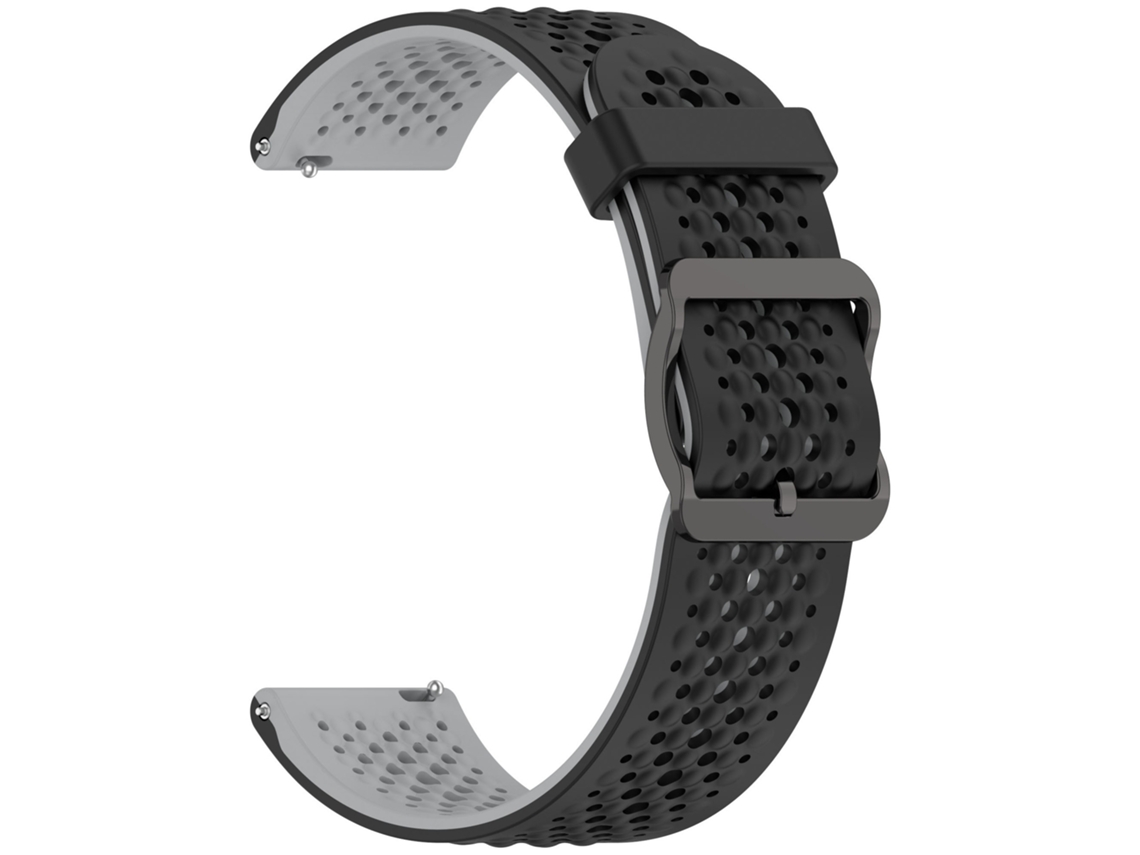 Pulseira Ventilada Preta/cinza 22 Mm Para Redmi Watch 5 Active/lite