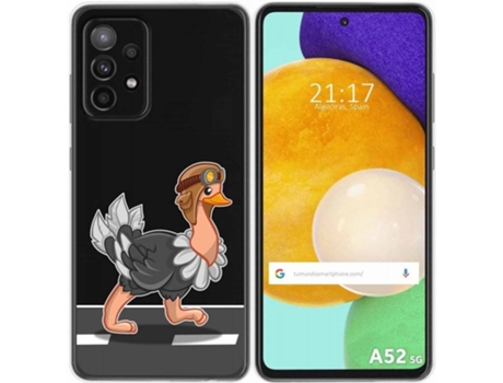 Carcasa Samsung Galaxy A52 / A52 5G / A52s 5G TUMUNDOSMARTPHONE Avestruz Multicolor